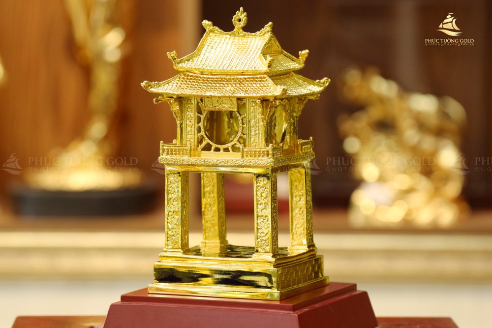 Mô hình Khuê Văn Các mạ vàng 24K - KVC01 4