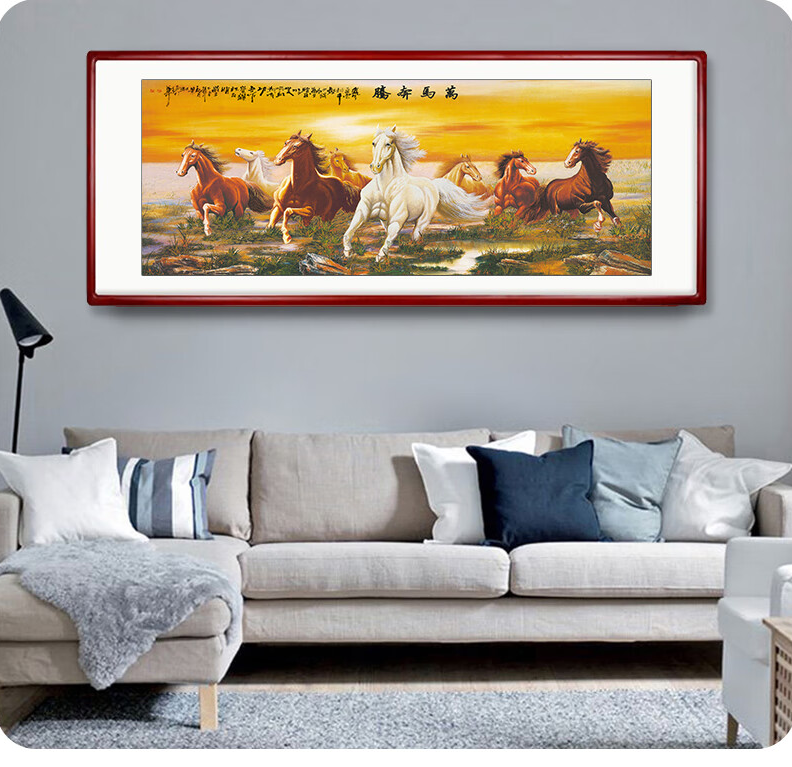 Bức tranh mã đáo thành công mang đến nguồn năng lượng dồi dào cho không gian - phuctuonggold-com