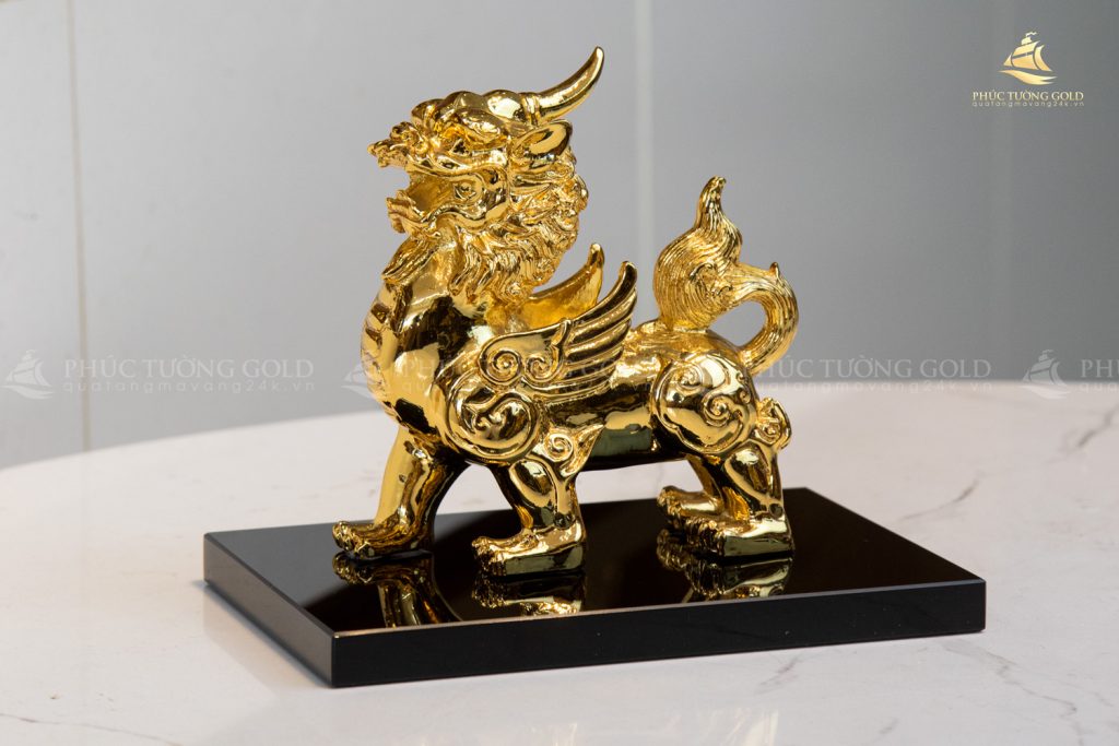 Tượng tỳ hưu mạ vàng 24K - TH13 0