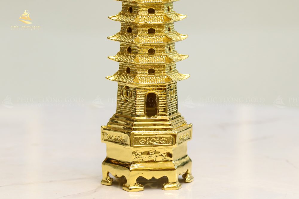 Tháp văn xương mạ vàng 24K - VX01 3