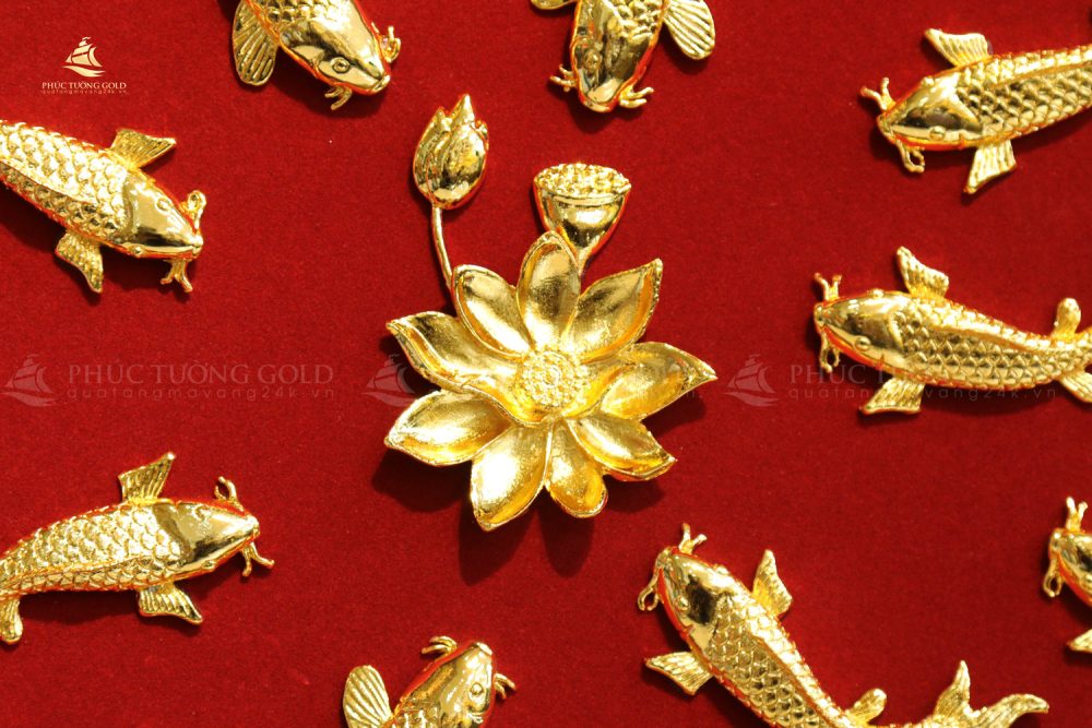 Tranh mạ vàng 24K