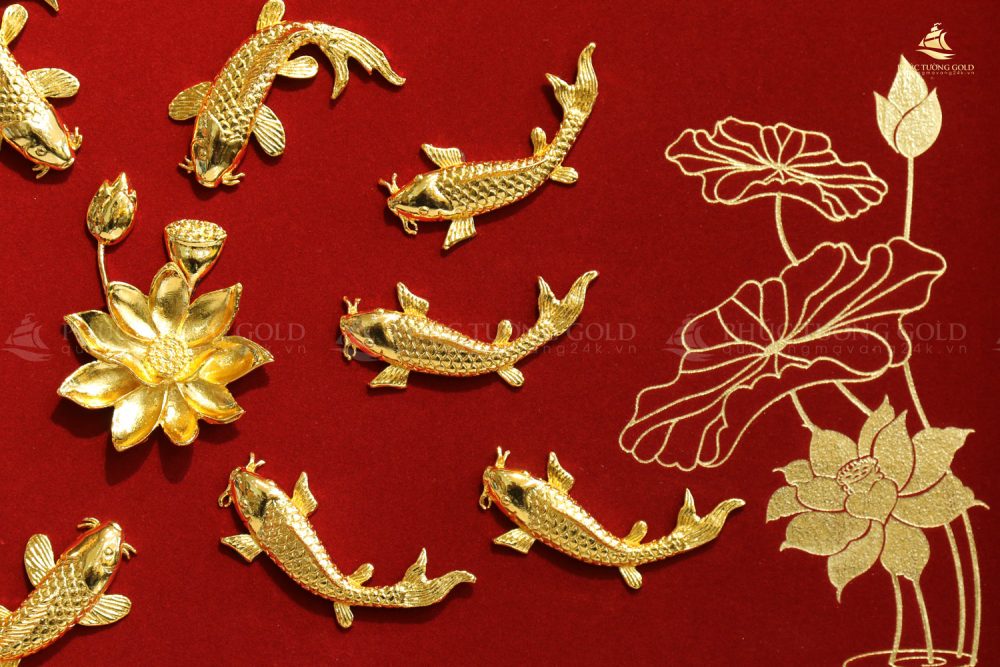 Tranh mạ vàng 24K