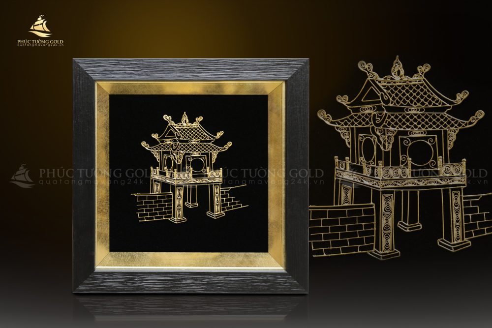 Tranh khuê văn các mạ vàng 24K - KVC02 2