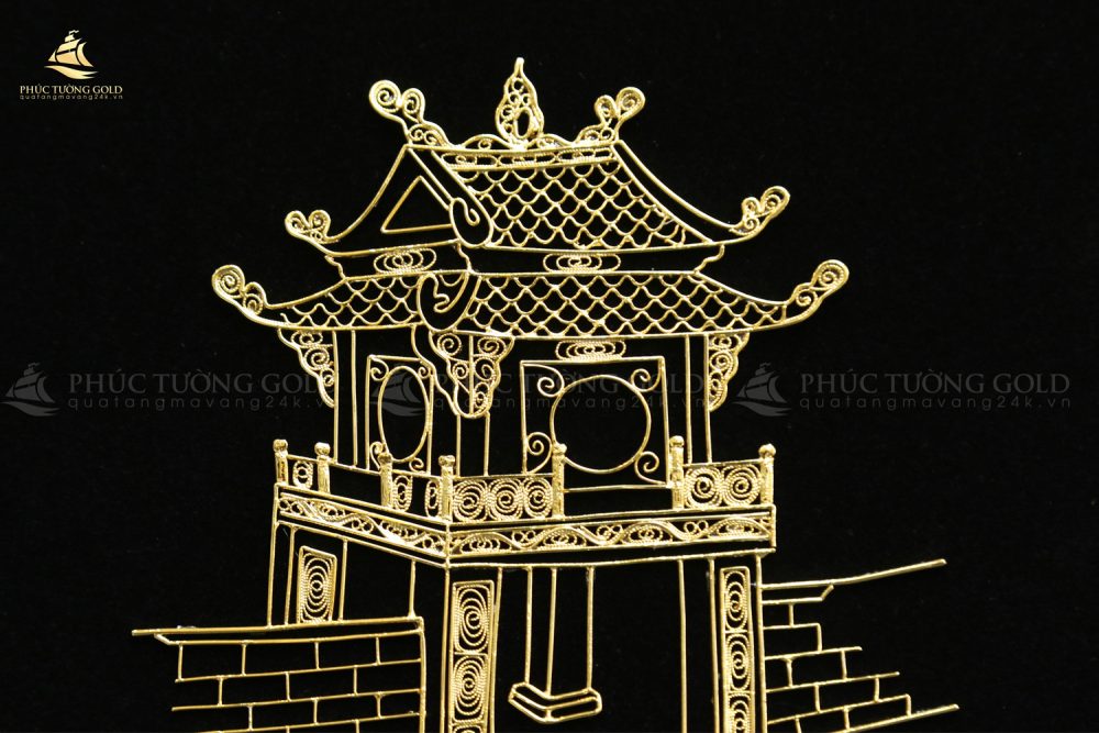 Tranh khuê văn các mạ vàng 24K - KVC02 3