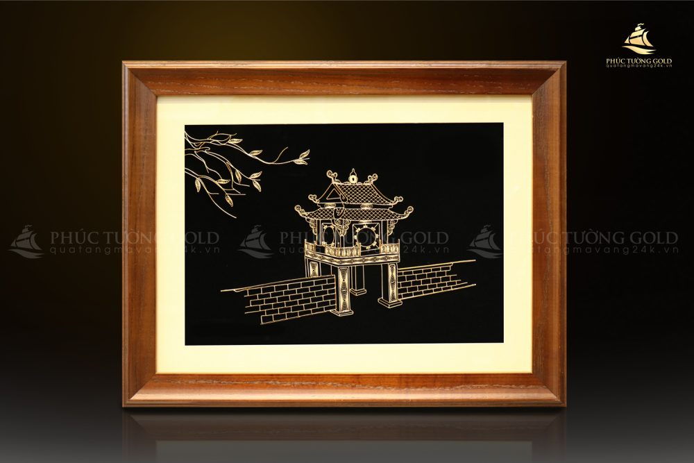 Tranh khuê văn các mạ vàng 24K - KVC03 3