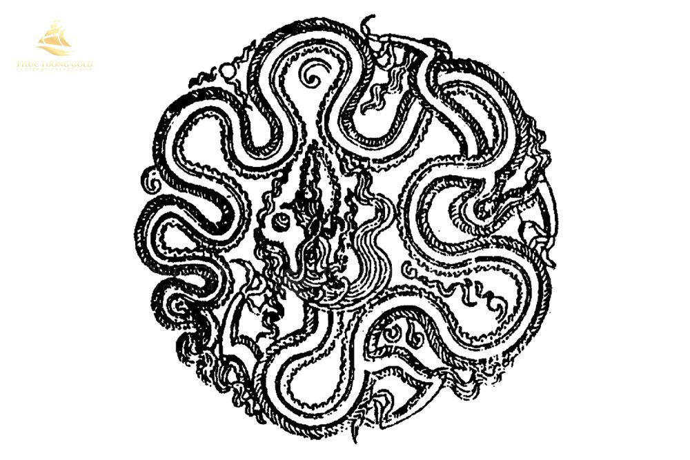 Tranh rồng thời Lý mạ vàng 24k - TR09 7