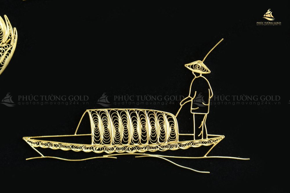 Tranh chữ Cha mạ vàng 24k - CC06 4