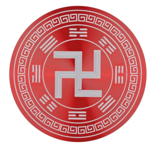 Chữ Vạn mang ý nghĩa thể hiện sự cát tường, phước lành, khỏe mạnh bình an, may mắn . Bởi vậy thường được sử dụng làm vật phẩm phong thủy, tranh treo trong nhà - phuctuonggold-com